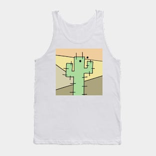 Abstract Cactus Tank Top